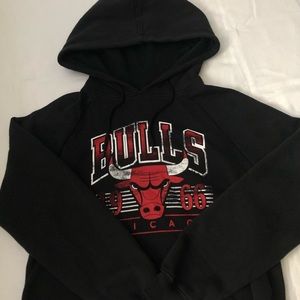 Chicago Bulls cropped hoodie